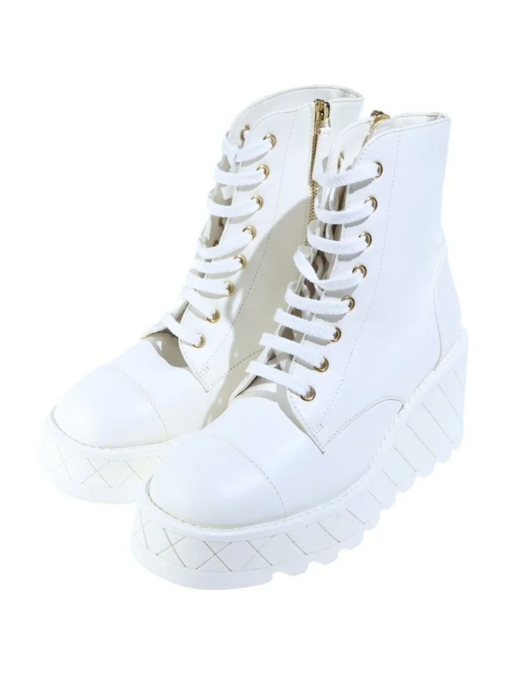 CHANEL combat boots